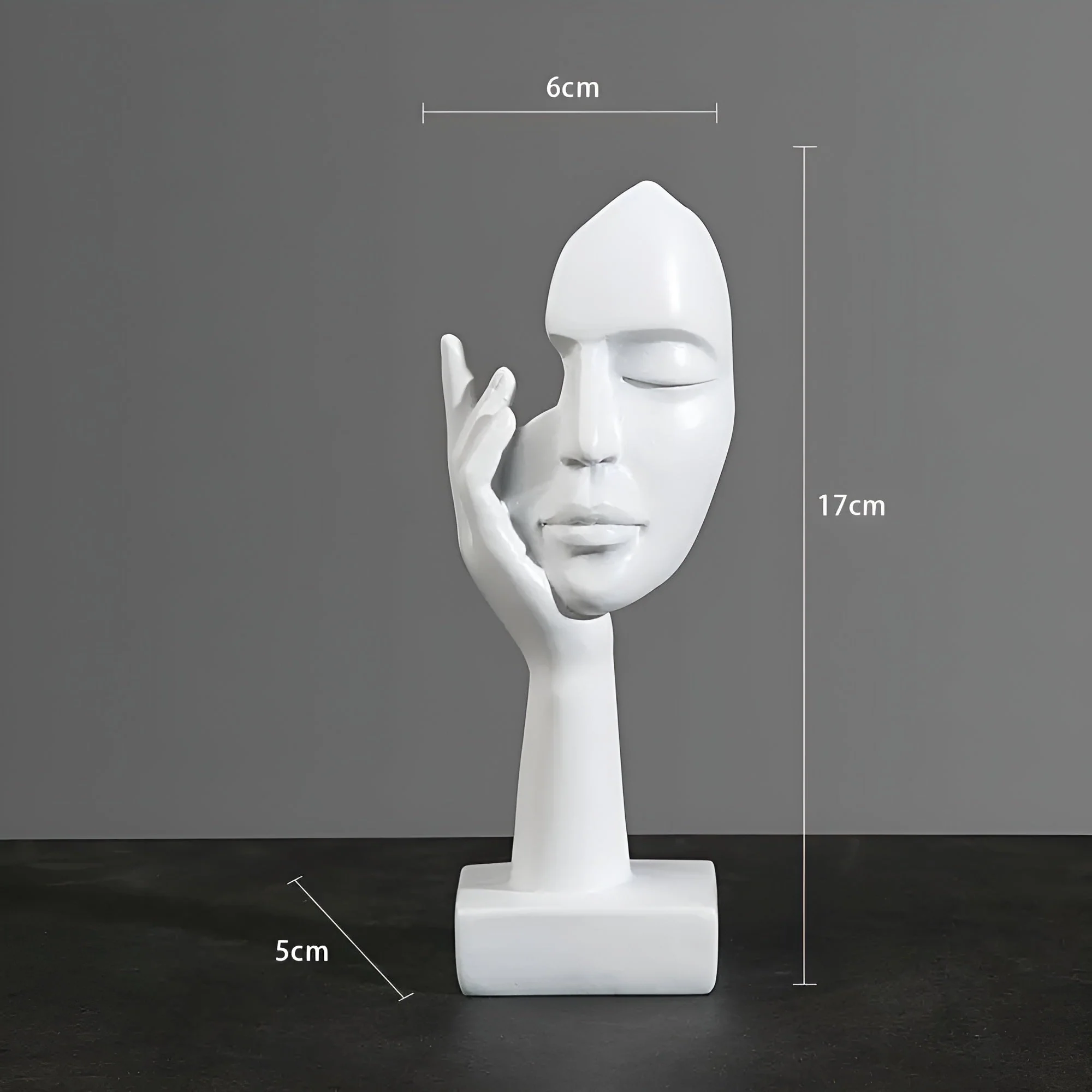 Moderne Abstracte Denker Sculptuur voor Thuis en Kantoor - Image 6