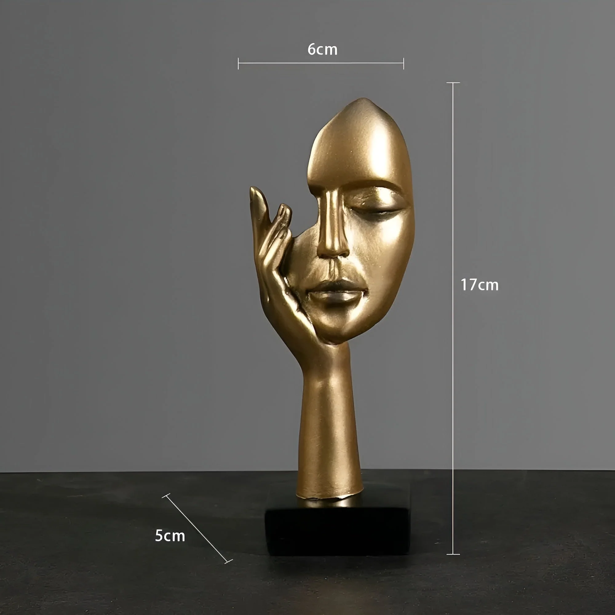 Moderne Abstracte Denker Sculptuur voor Thuis en Kantoor - Image 8