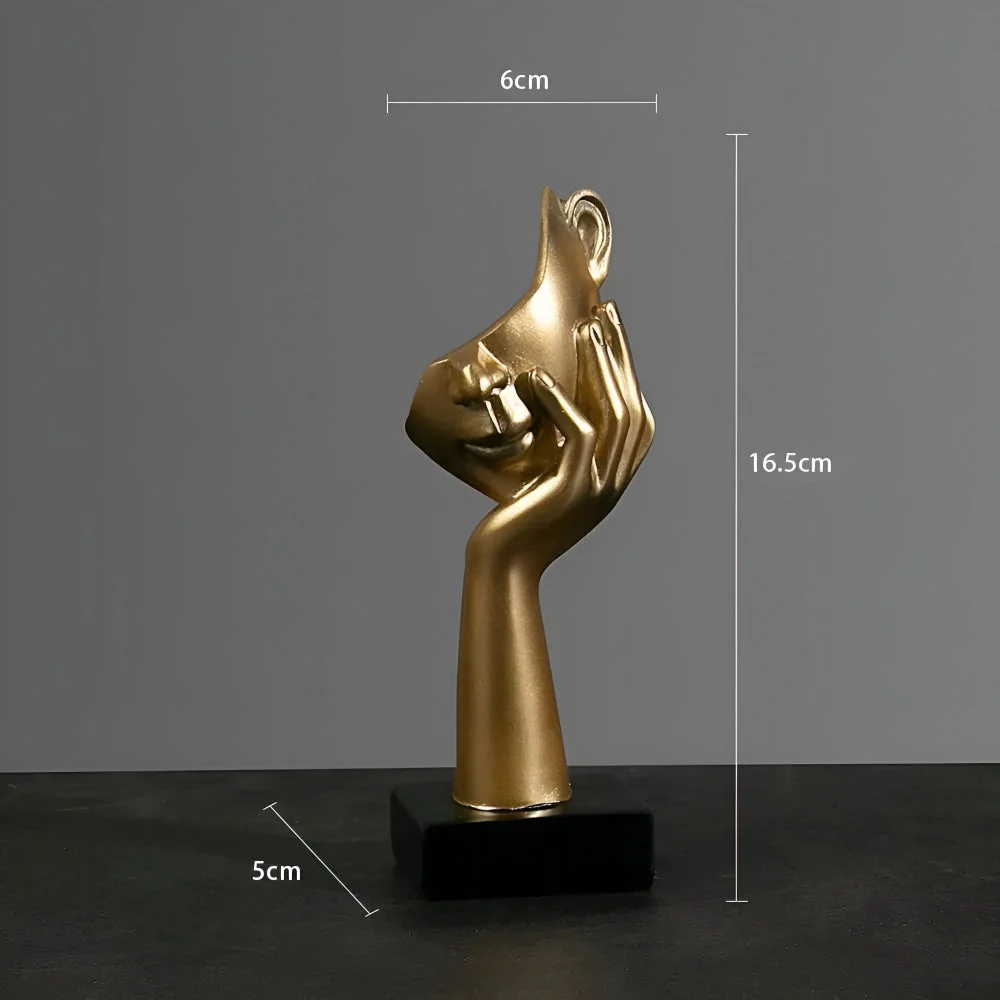 Moderne Abstracte Denker Sculptuur voor Thuis en Kantoor - Image 9