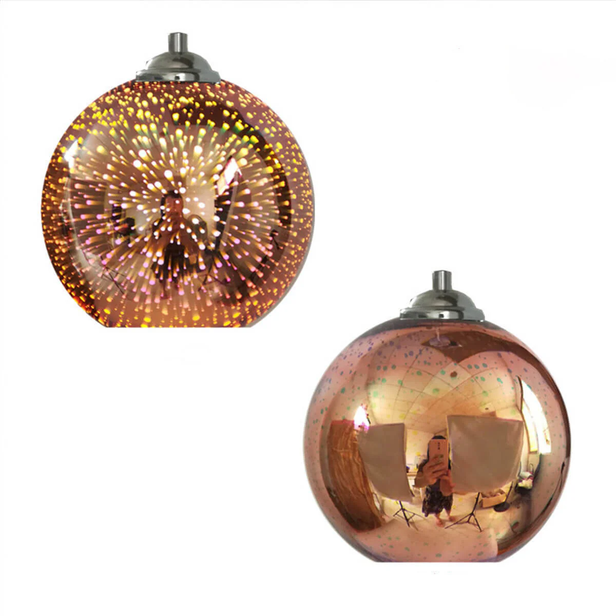 Moderne Hanglamp 3D Vuurwerk Design voor Eettafel en Woonkamer