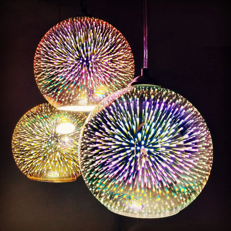 Moderne Hanglamp 3D Vuurwerk Design voor Eettafel en Woonkamer - Image 2
