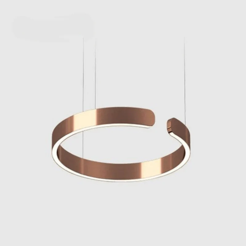 Moderne Hanglamp Ronde LED Voor Woonkamer Eettafel - Minimalistisch Industrieel Design - Image 5