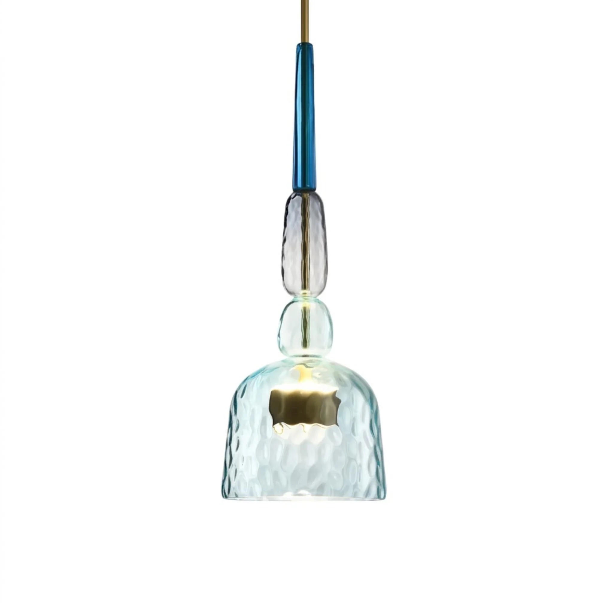 Moderne Hanglamp Sofia Met Gekleurd Glas