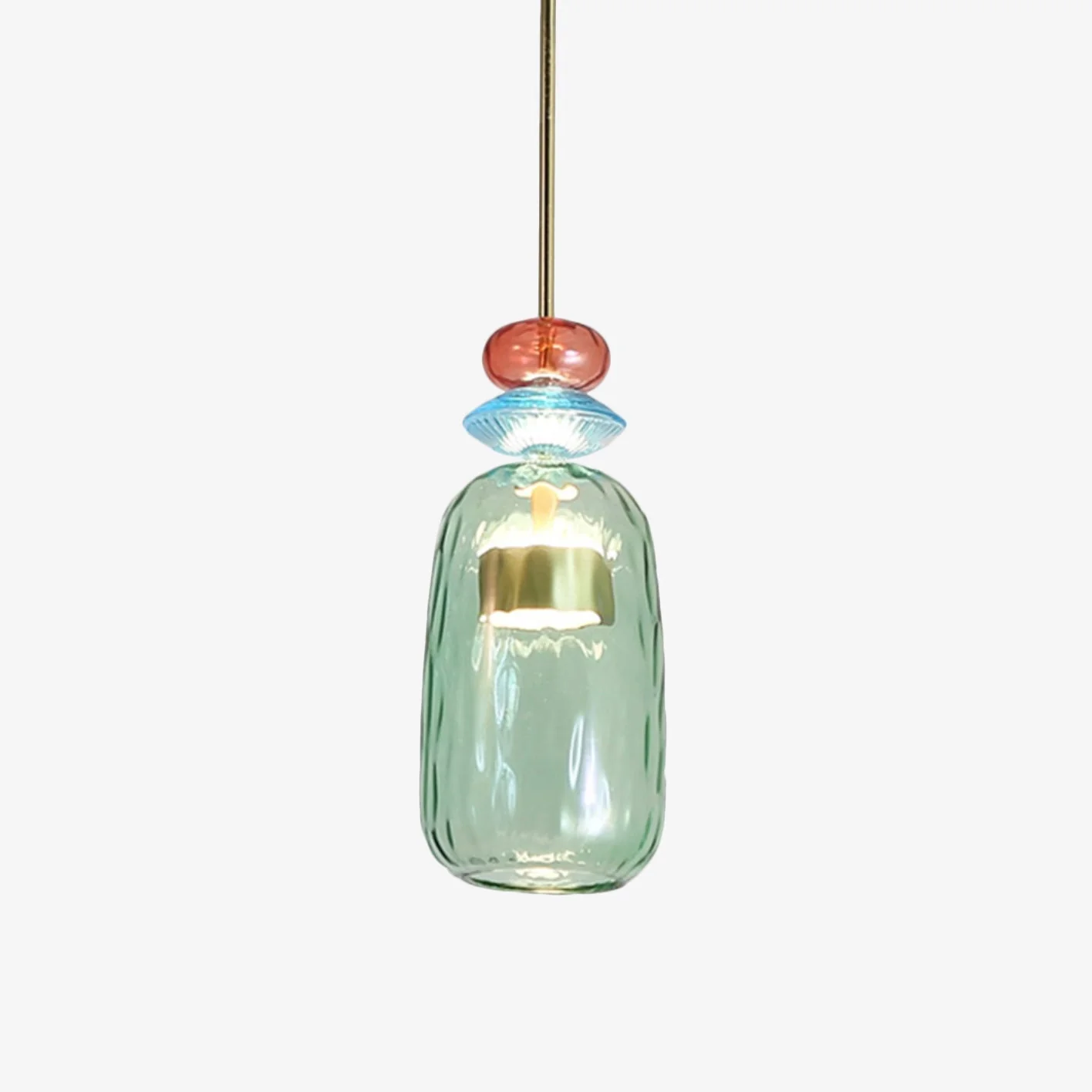 Moderne Hanglamp Sofia Met Gekleurd Glas - Image 10