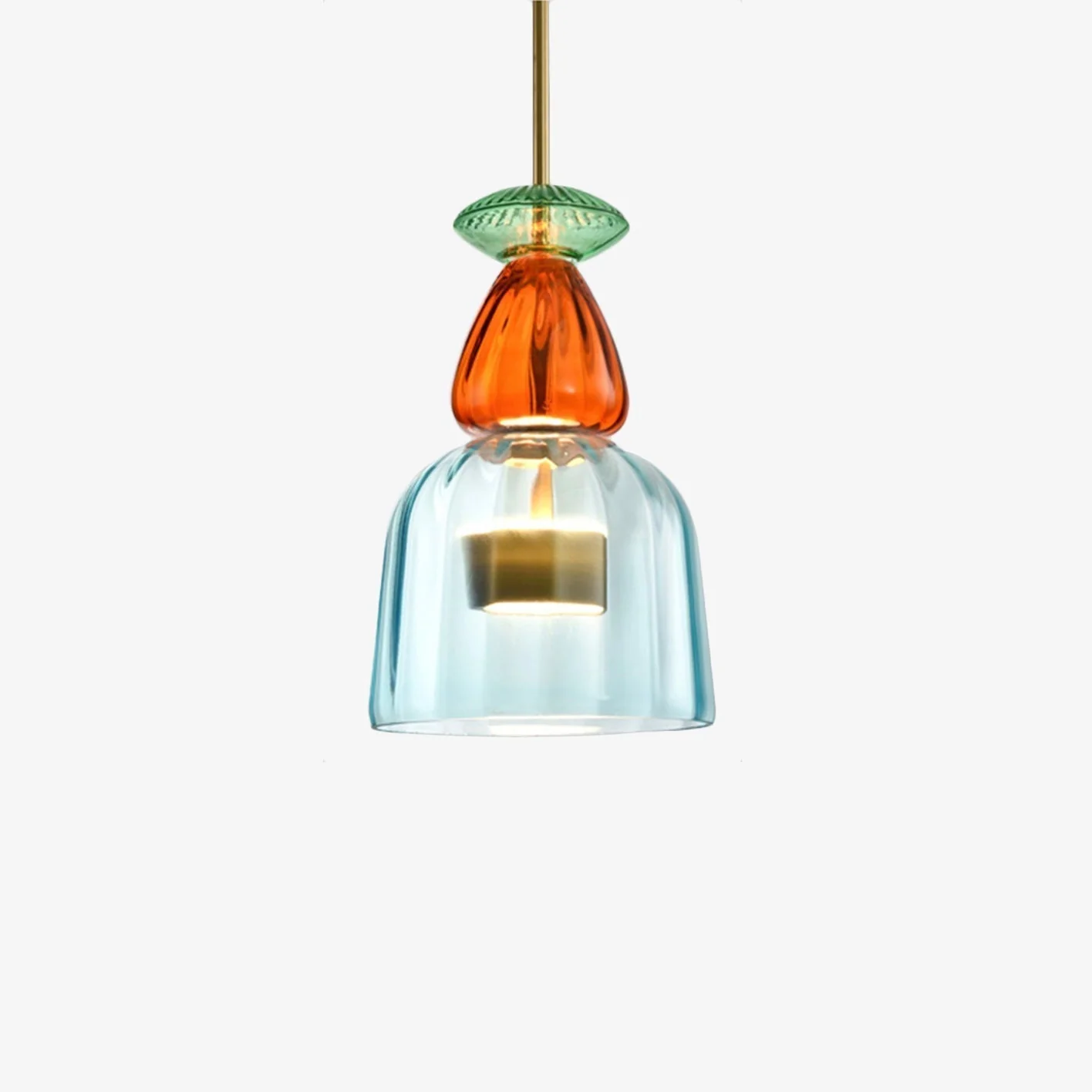 Moderne Hanglamp Sofia Met Gekleurd Glas - Image 9