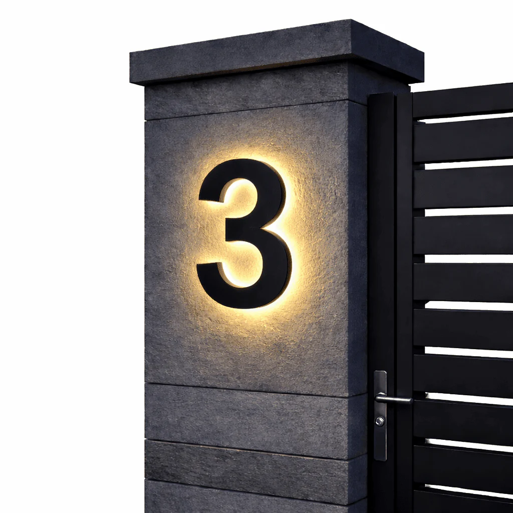 Moderne LED Huisnummers voor Buiten - Image 12