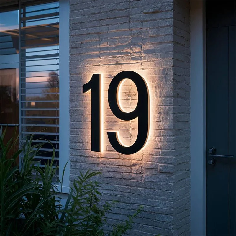 Moderne LED Huisnummers voor Buiten - Image 3