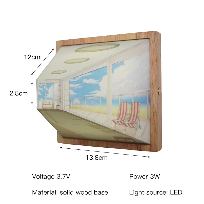 Moderne LED Verlichting Muurkunst Lamp voor Thuisdecoratie - Image 7