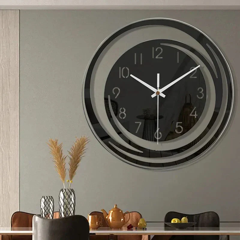 Moderne Wandklok Met Scandinavisch Design Geometrisch Minimalistisch - Image 7
