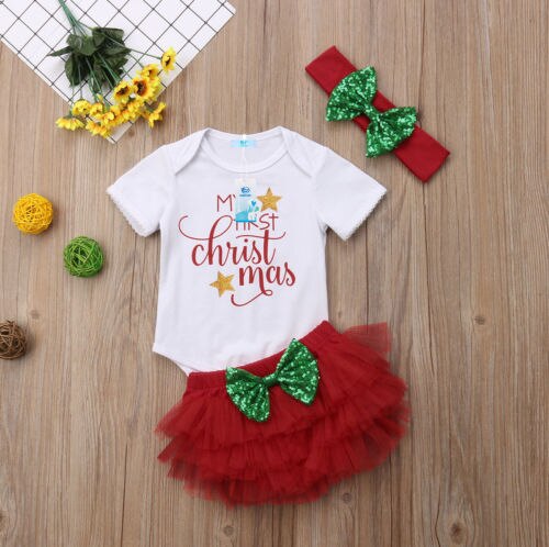 My First Christmas Baby Romper - Image 6