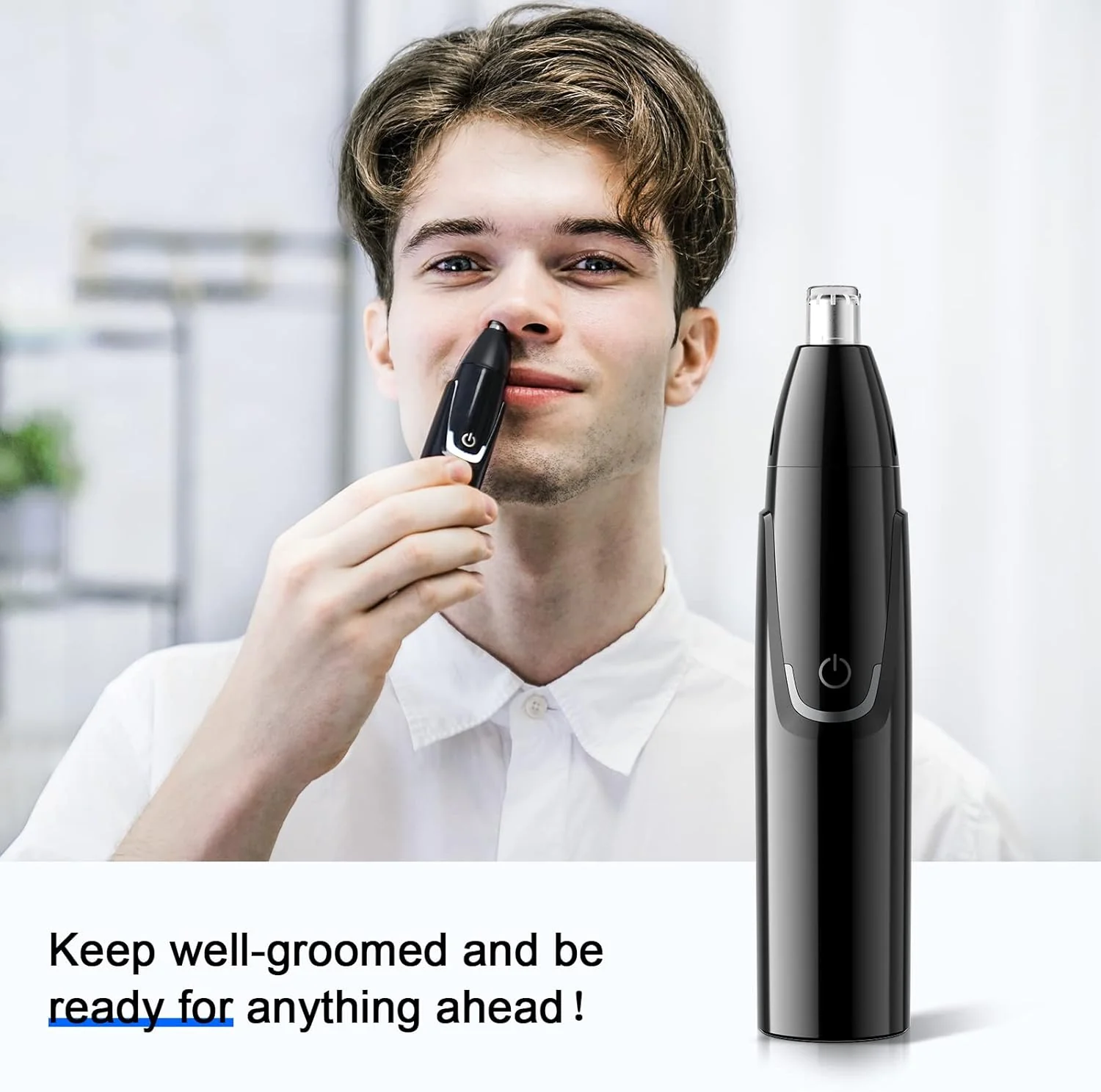 Oplaadbare Neus- en Oortrimmer voor Mannen en Vrouwen Draagbaar - Image 2