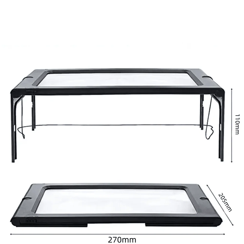 Opvouwbare Loep met LED-verlichting voor Handsfree Lezen en 3x Vergroting - Image 5