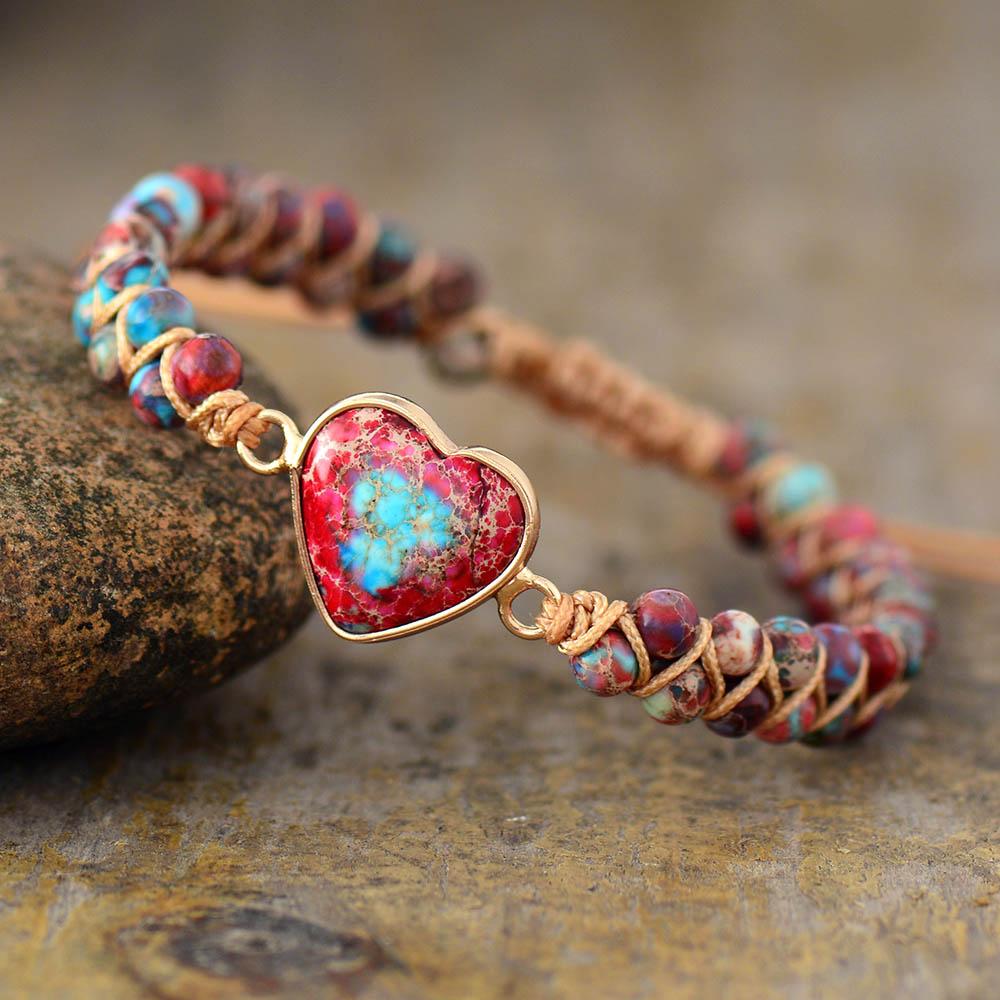 Passie Hart Gevlochten Armband - Image 3