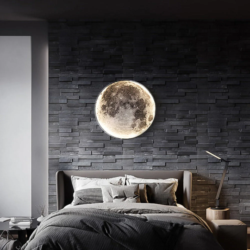 Plafond- of Wandlamp 3D Maan of Aarde - Image 10