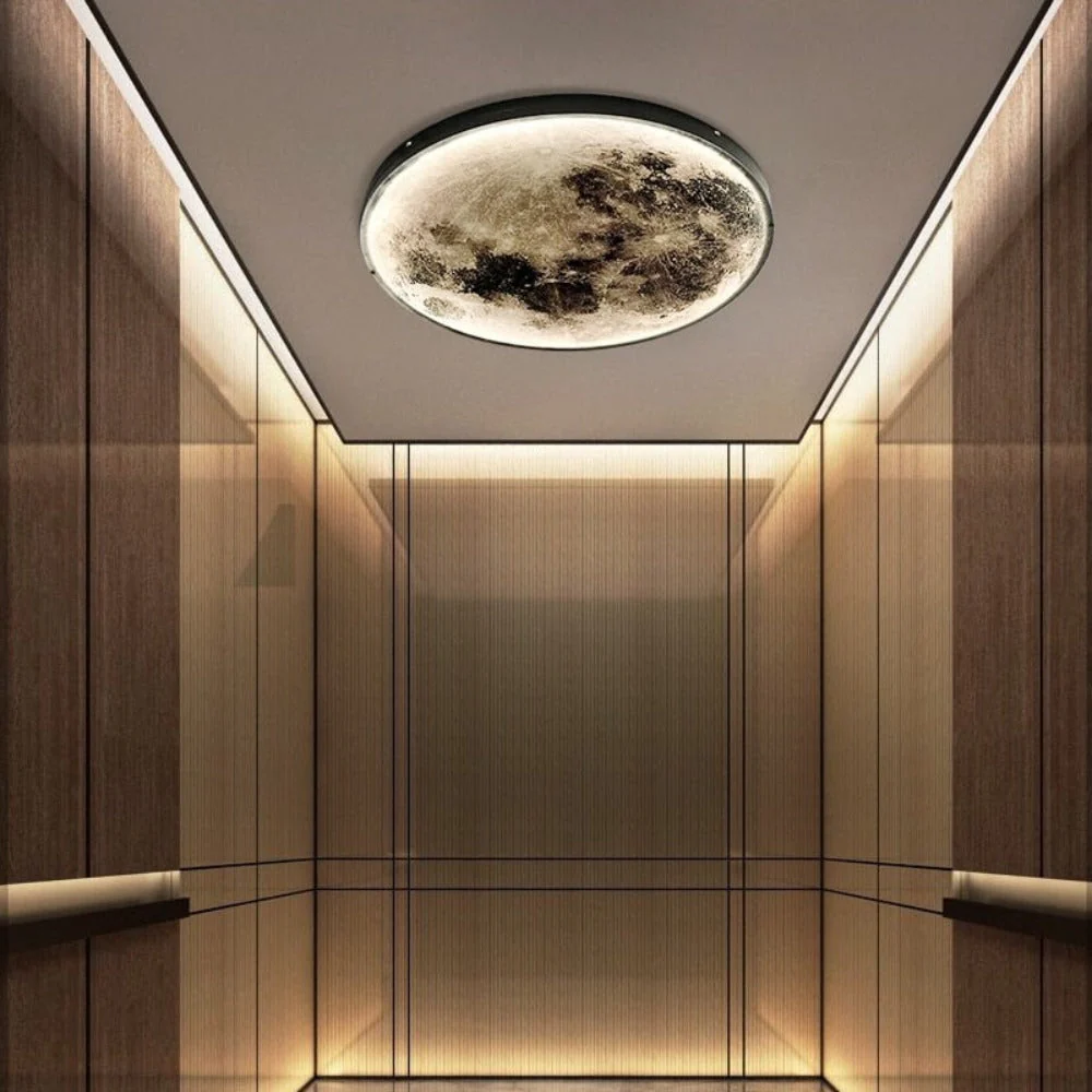 Plafond- of Wandlamp 3D Maan of Aarde - Image 3