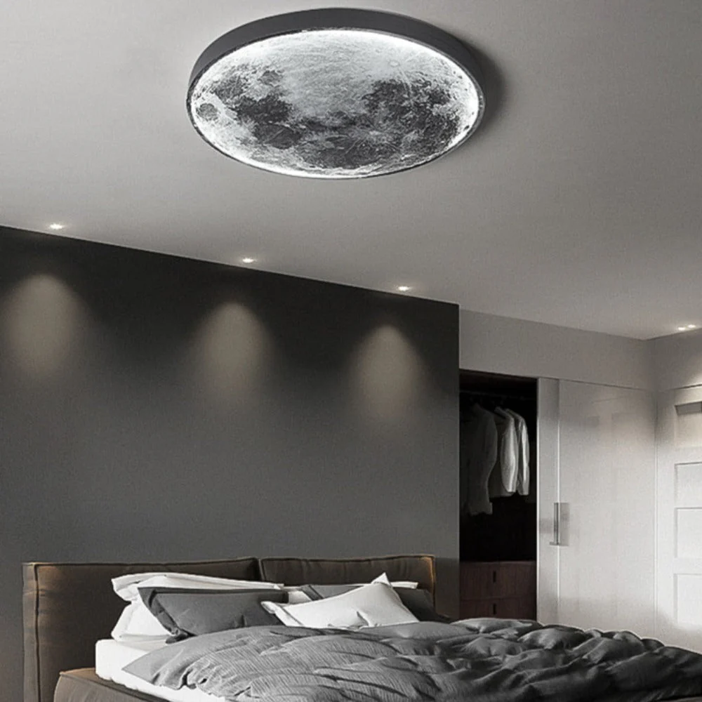 Plafond- of Wandlamp 3D Maan of Aarde - Image 4