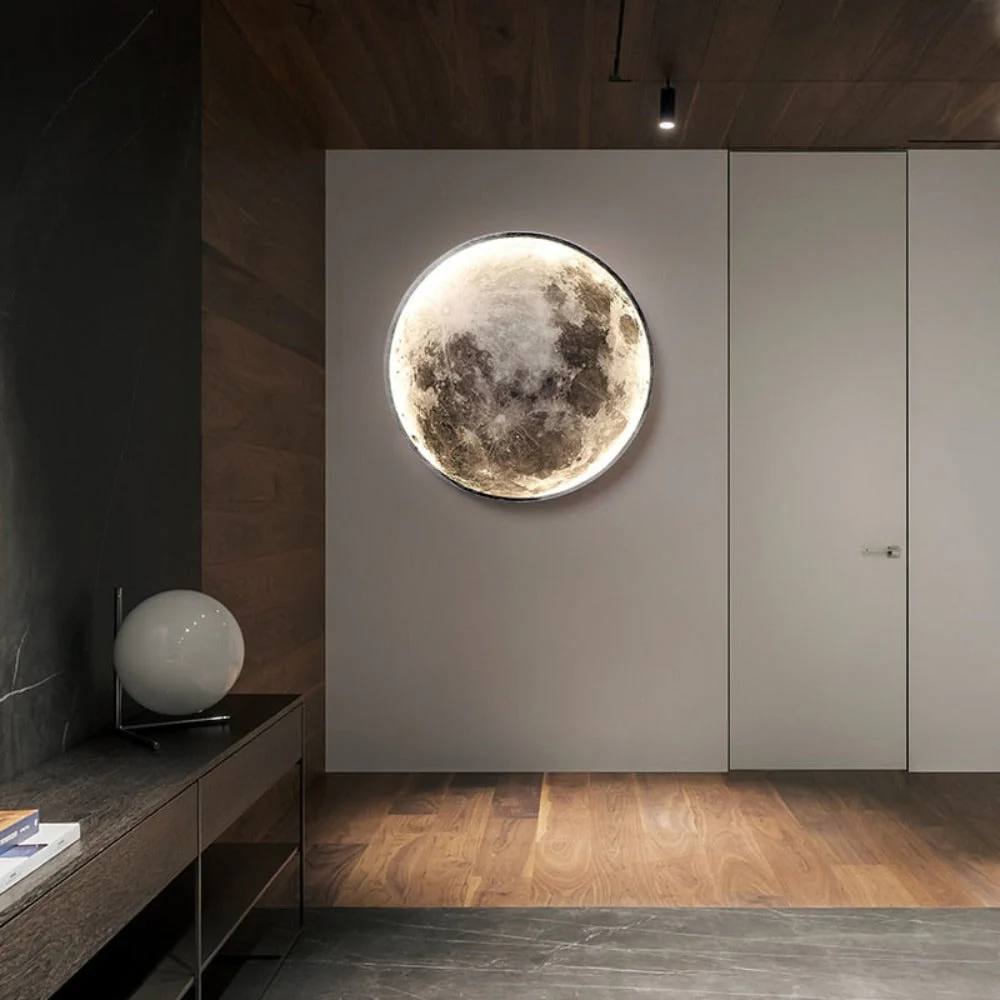 Plafond- of Wandlamp 3D Maan of Aarde - Image 5