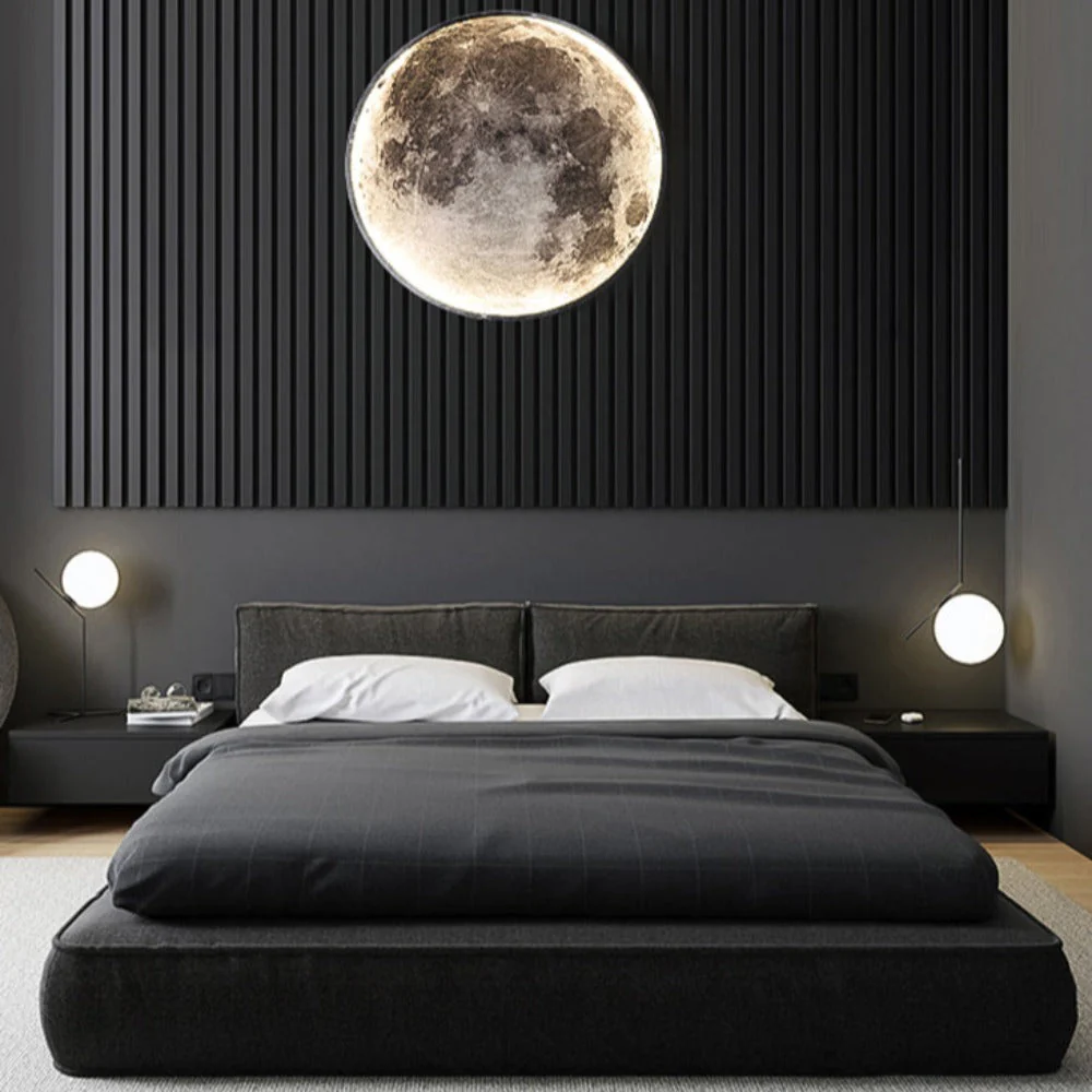 Plafond- of Wandlamp 3D Maan of Aarde - Image 6