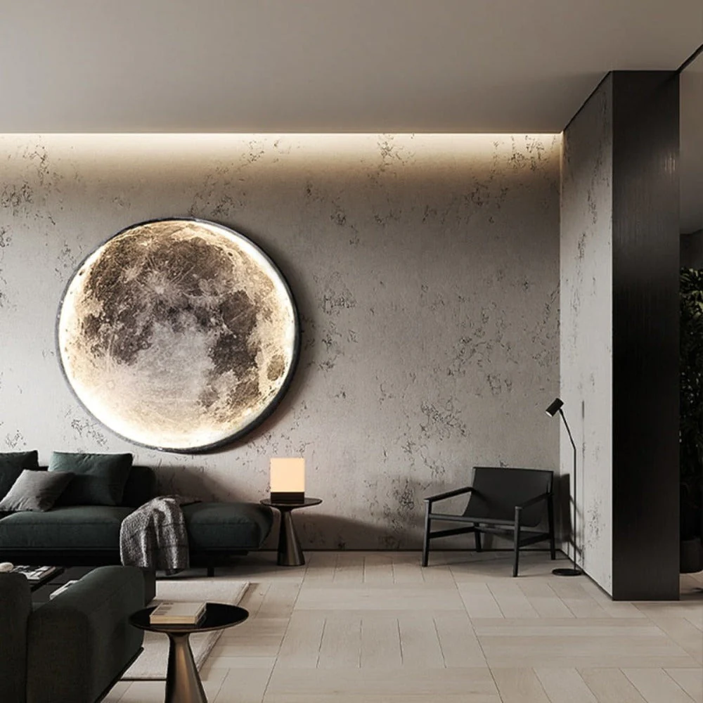 Plafond- of Wandlamp 3D Maan of Aarde - Image 7