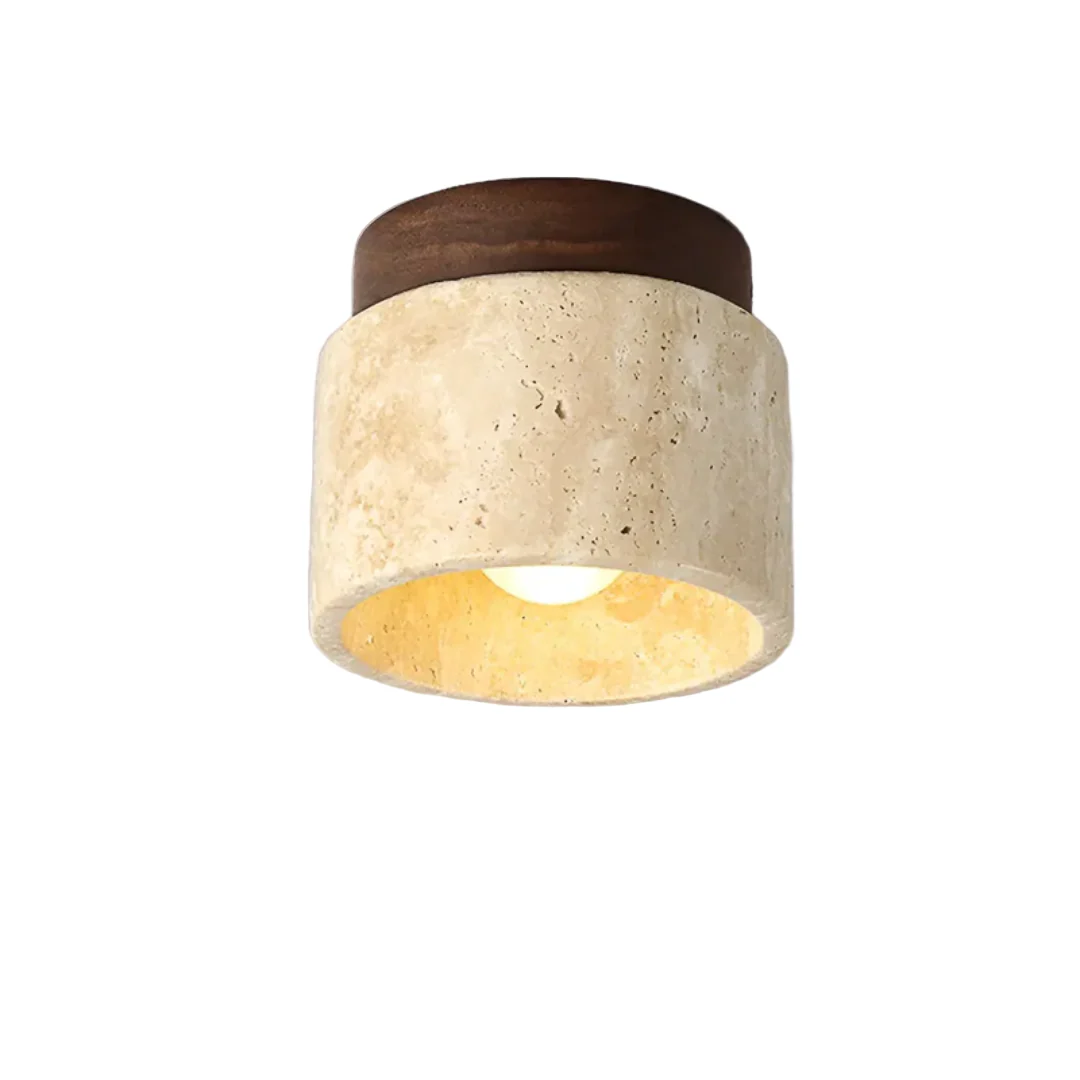 Plafondlamp Japans Design met Rustieke Charme