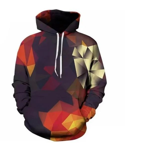 Realistische 3D Gedrukte Modieuze Hoodies - Image 4