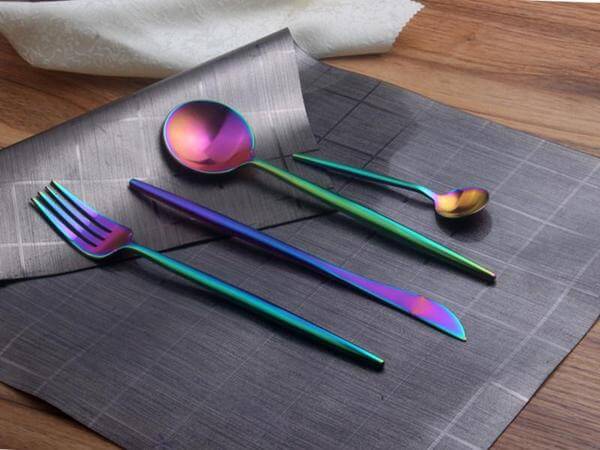 Regenboog Bestek Set (4 Stuks) - Image 8