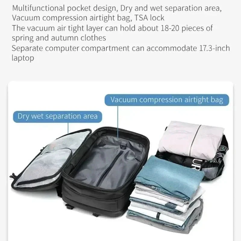 Reis Rugzak Samendrukbaar voor Laptop - Image 2