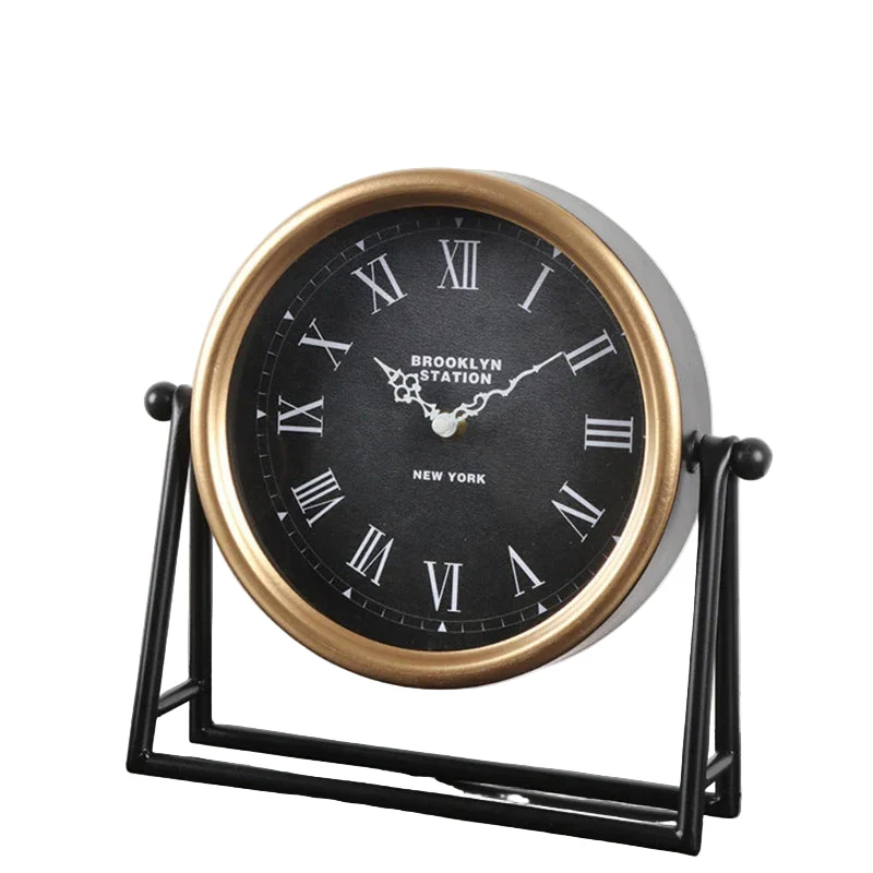 Retro Bureauklok Stille Tafelklok Vintage Stijl