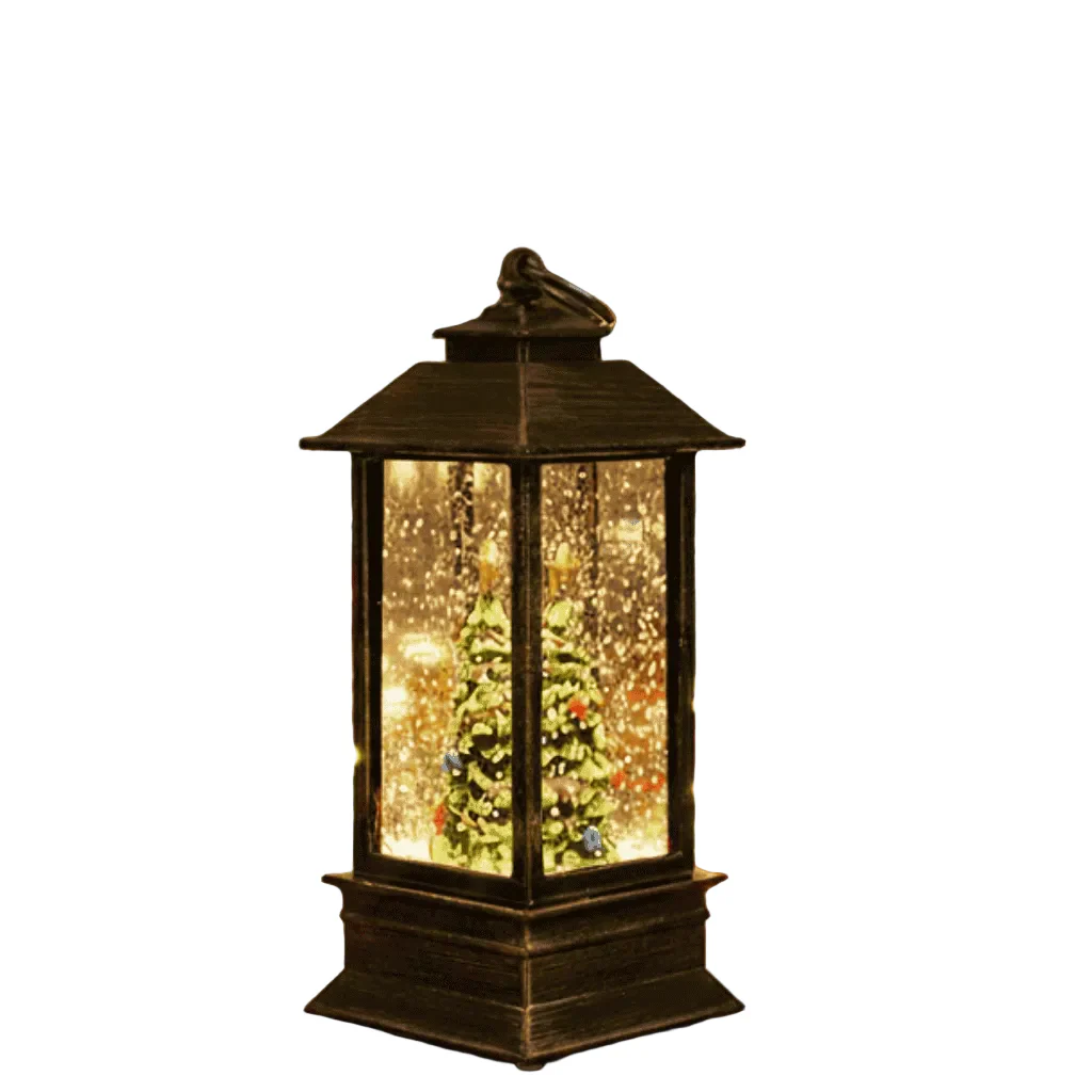 Retro Lantaarn Buiten met Warm Licht en Timer voor Tuin en Feestdecoratie