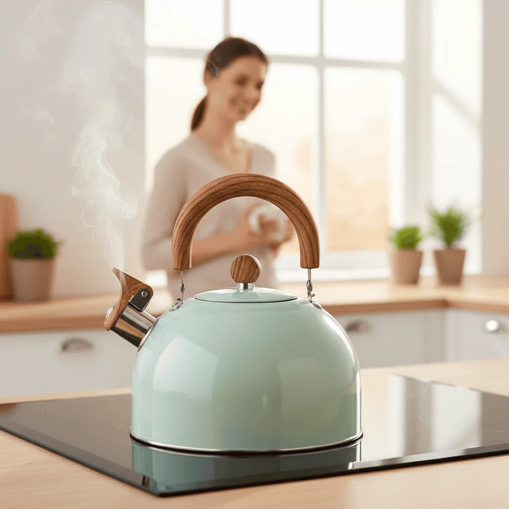 Roestvrijstalen Kettle 3L met Ergonomisch Handvat en Fluitsignaal - Image 3