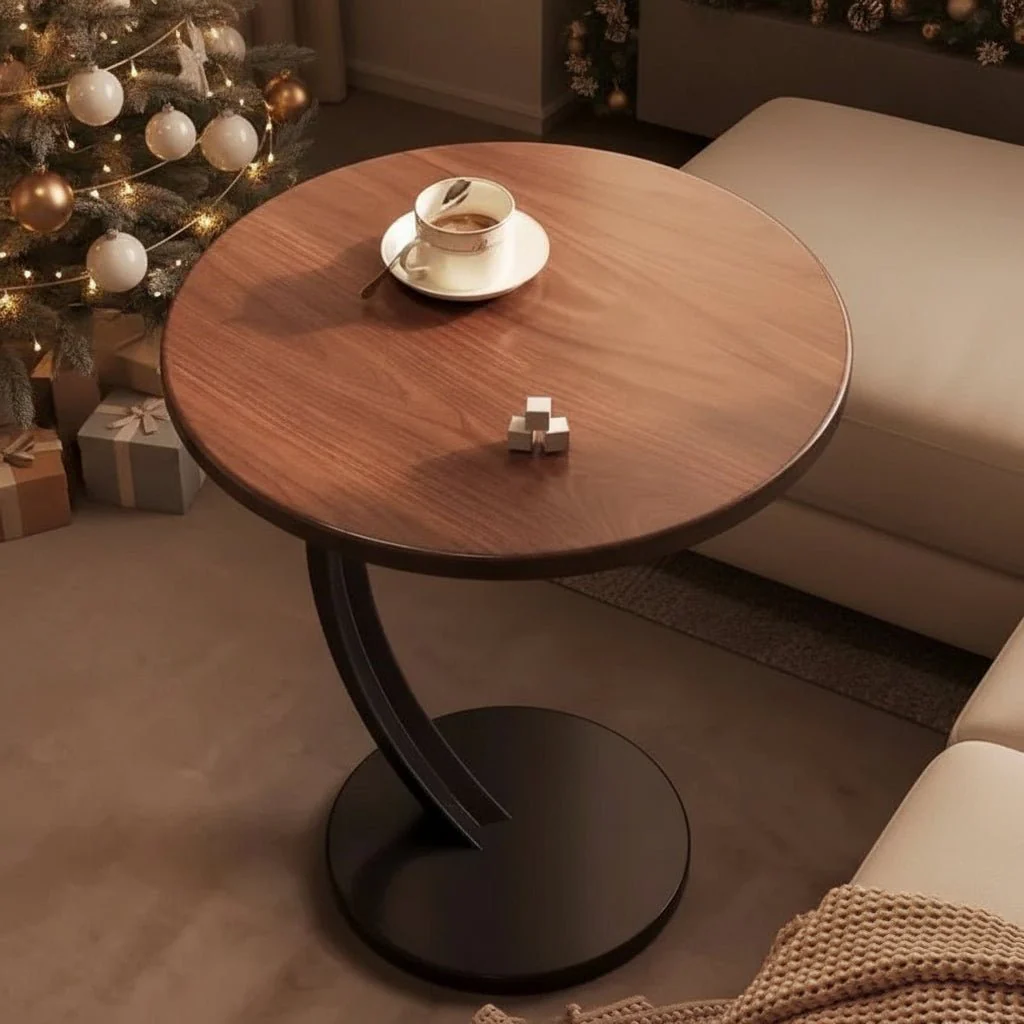 Ronde Bijzettafel Compact Voor Kleine Ruimtes - Image 6