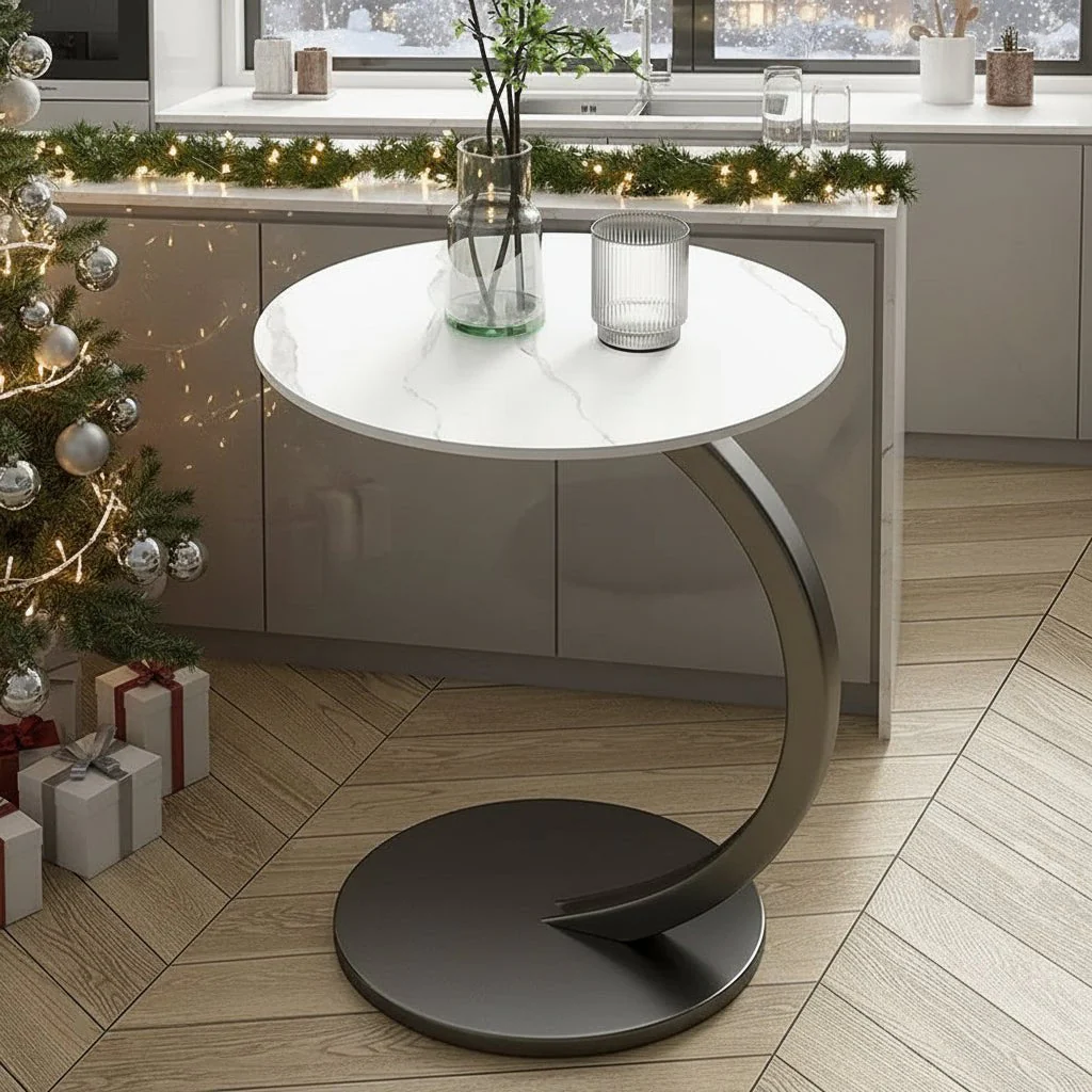 Ronde Bijzettafel Compact Voor Kleine Ruimtes - Image 7
