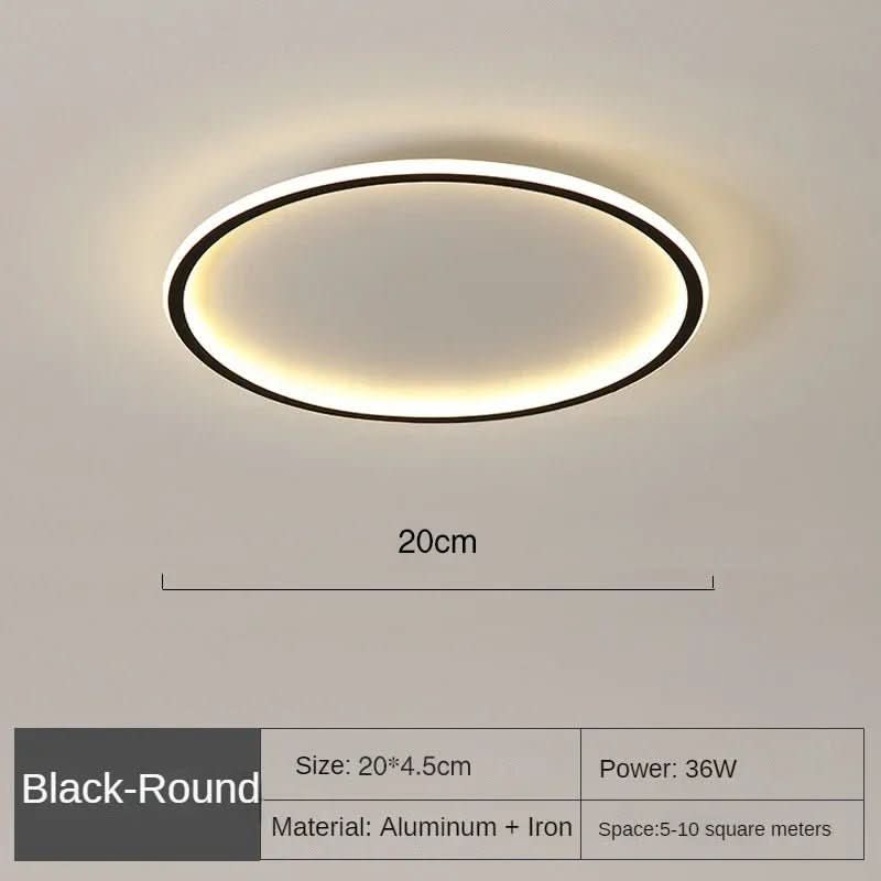 Ronde LED-plafondlamp Scandinavisch Design - Image 6