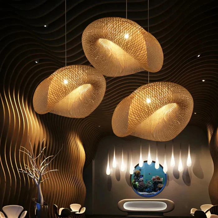 Rotan Hanglamp voor Woonkamer of Eetkamer met Natuurlijke Sfeer - Image 8
