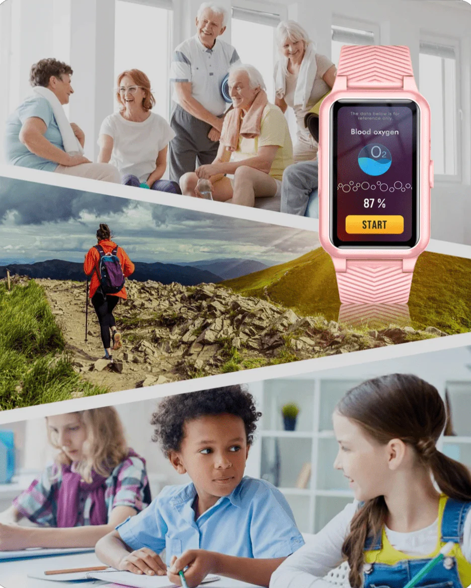 Senioren GPS-smartwatch met Valdetectie en SOS-knop - Image 5