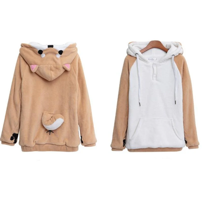 Shiba Inu Dog Cartoon Hoodie - Image 4