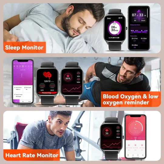 Smartwatch met Innovatieve Gezondheidsmonitoring en Hartslagmonitoring - Image 8
