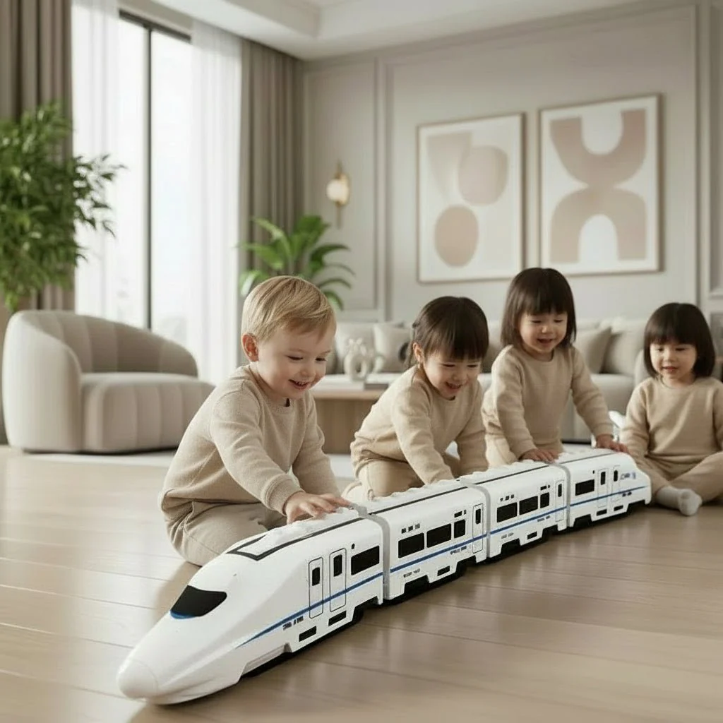 Speelgoedtrein met 360° Rotatie en Interactieve Functies - Image 2