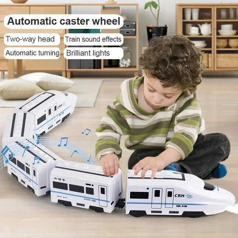 Speelgoedtrein met 360° Rotatie en Interactieve Functies - Image 4