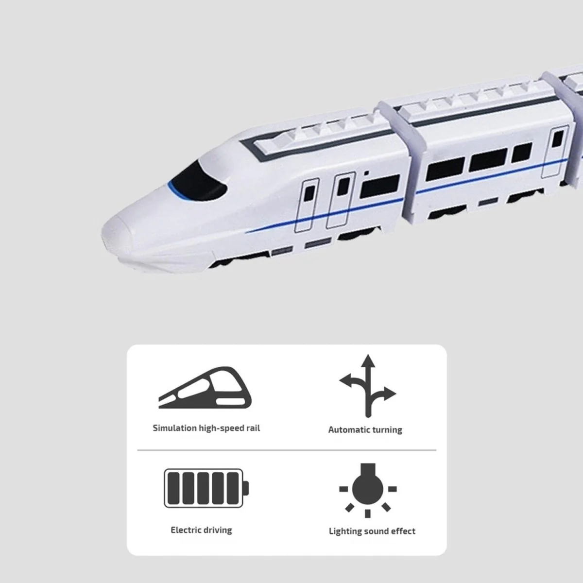 Speelgoedtrein met 360° Rotatie en Interactieve Functies - Image 7