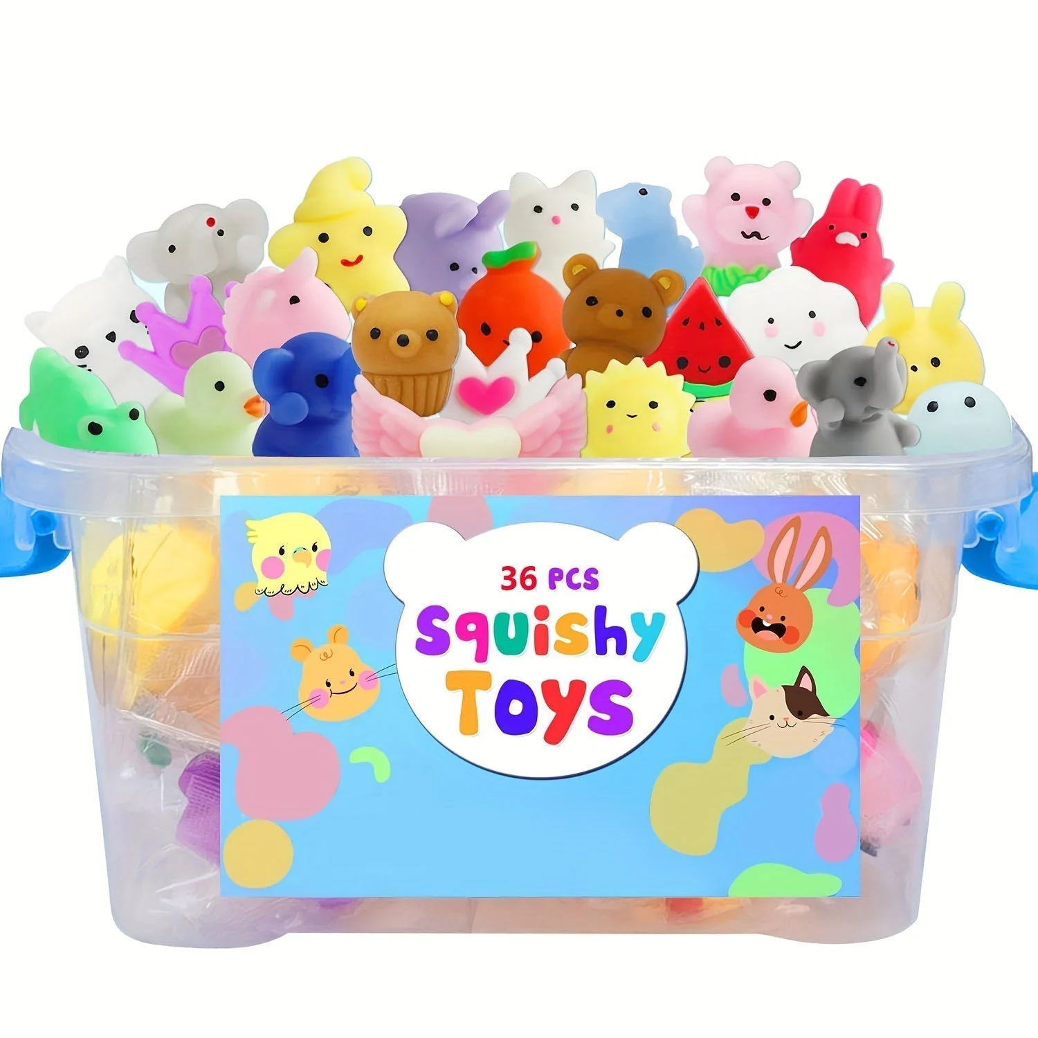Squishy Dierenspeeltjes Set voor Kinderen