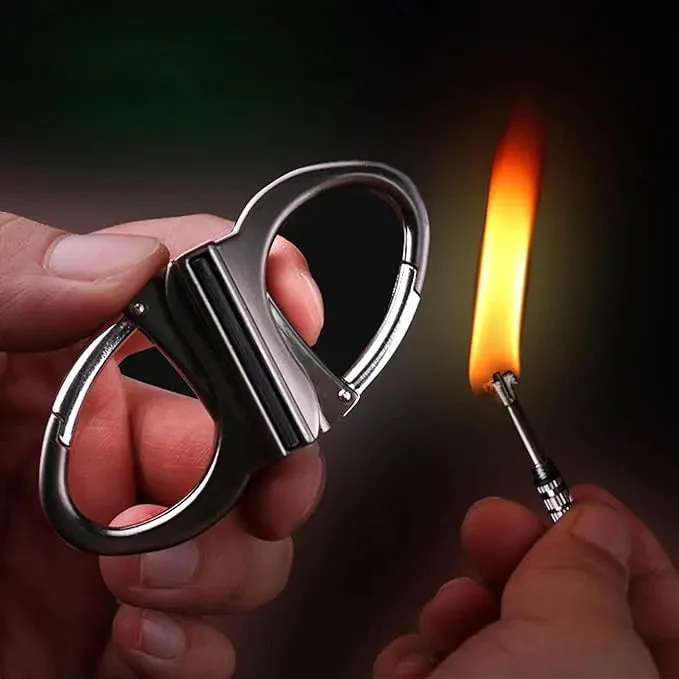 Survival Sleutelhanger Aansteker met Karabijnhaak