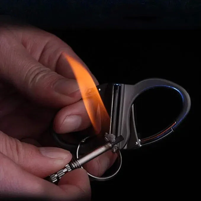 Survival Sleutelhanger Aansteker met Karabijnhaak - Image 4