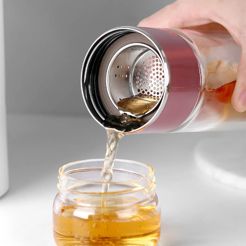 Thee Infuser Fles 2-in-1 voor Thuis en Onderweg - Image 4