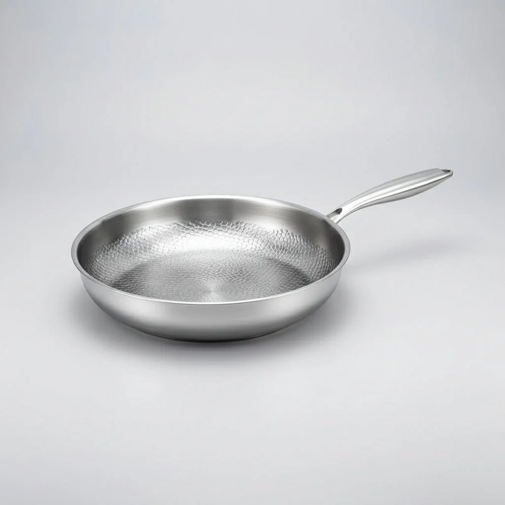 Titanium Koekenpan Gehamerd voor Inductiekookplaten - Image 8