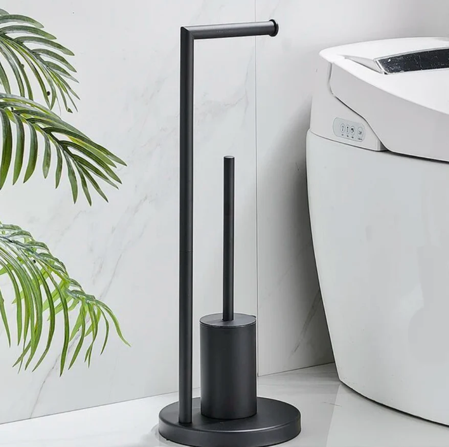 Toiletrolhouder en Borstel Duo voor Moderne Badkamer - Image 2