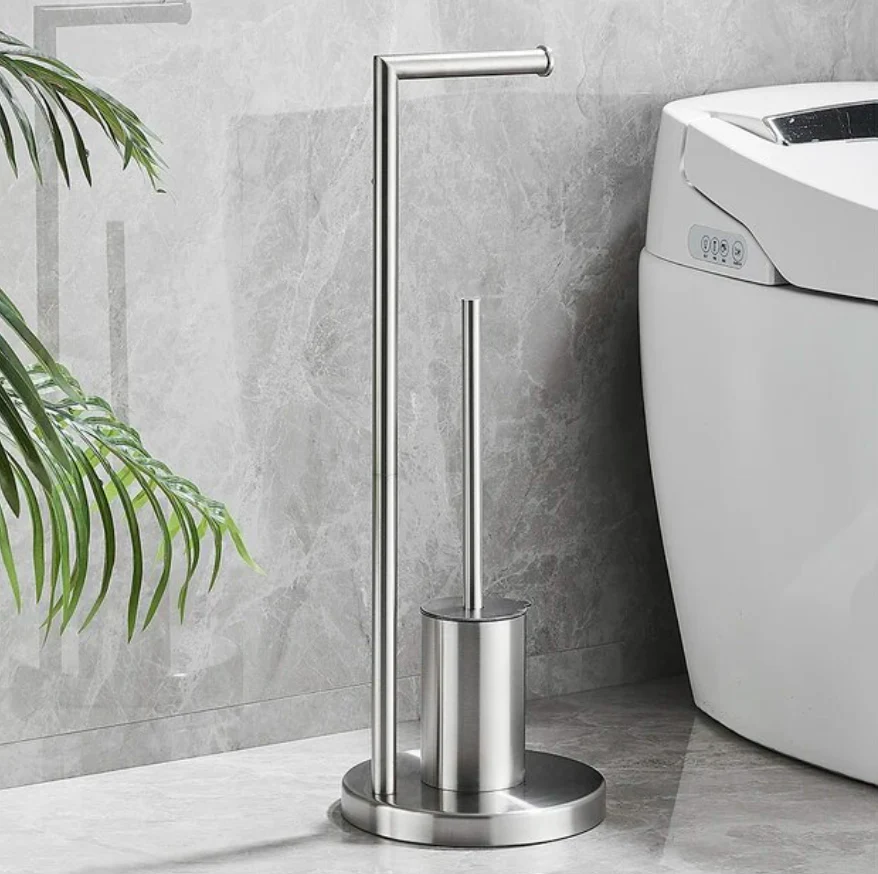 Toiletrolhouder en Borstel Duo voor Moderne Badkamer - Image 3