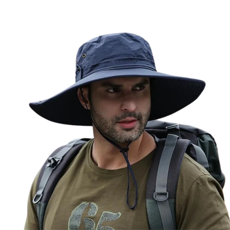 Unisex Bucket Hat Met Verstelbare Kinband Voor Buitenactiviteiten - Image 2