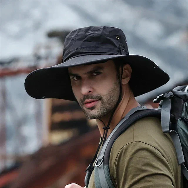 Unisex Bucket Hat Met Verstelbare Kinband Voor Buitenactiviteiten - Image 3