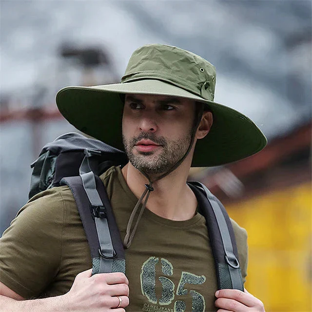 Unisex Bucket Hat Met Verstelbare Kinband Voor Buitenactiviteiten - Image 4